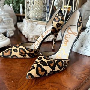 Sam Edelman leopard heels